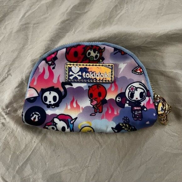 Tokidoki Naughty or Nice Halfmoon Zip Coin Purse - Picture 1 of 1
